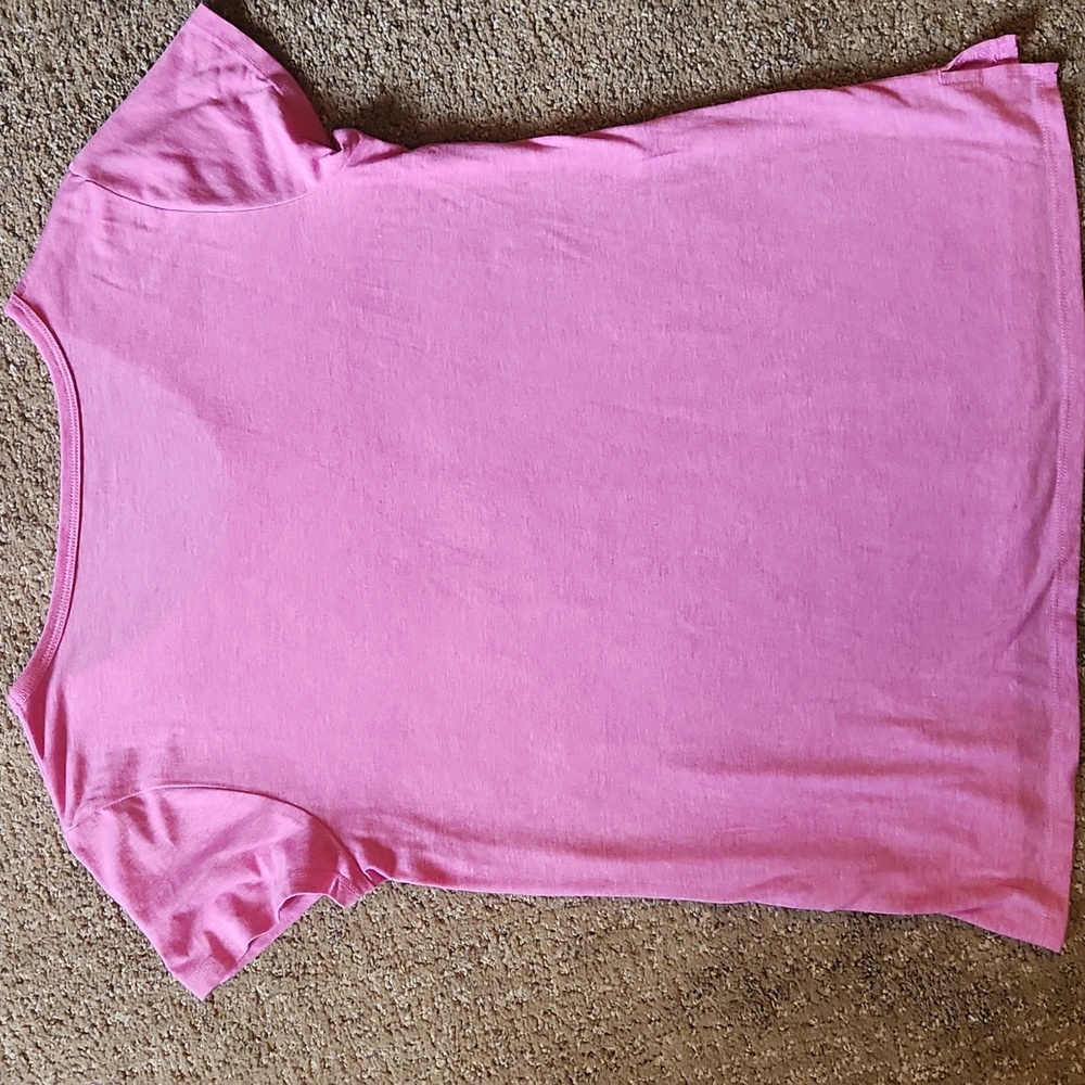 Merona Pink Fitted Short Sleeve T-Shirt - Picture 5 of 5